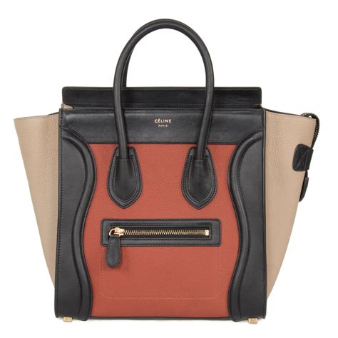 micro luggage bag celine|Celine micro luggage handbag.